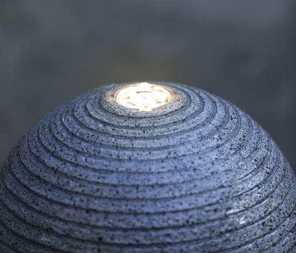 Dehner Polyresin-Gartenbrunnen Ying Yang,