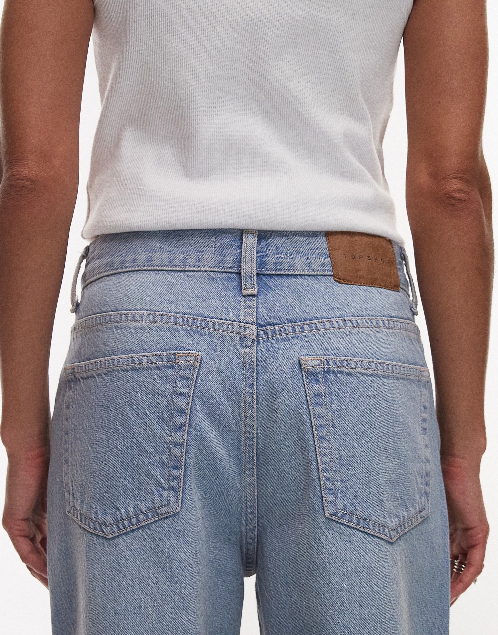 TOPSHOP Mid rise Loose fit Jeans
