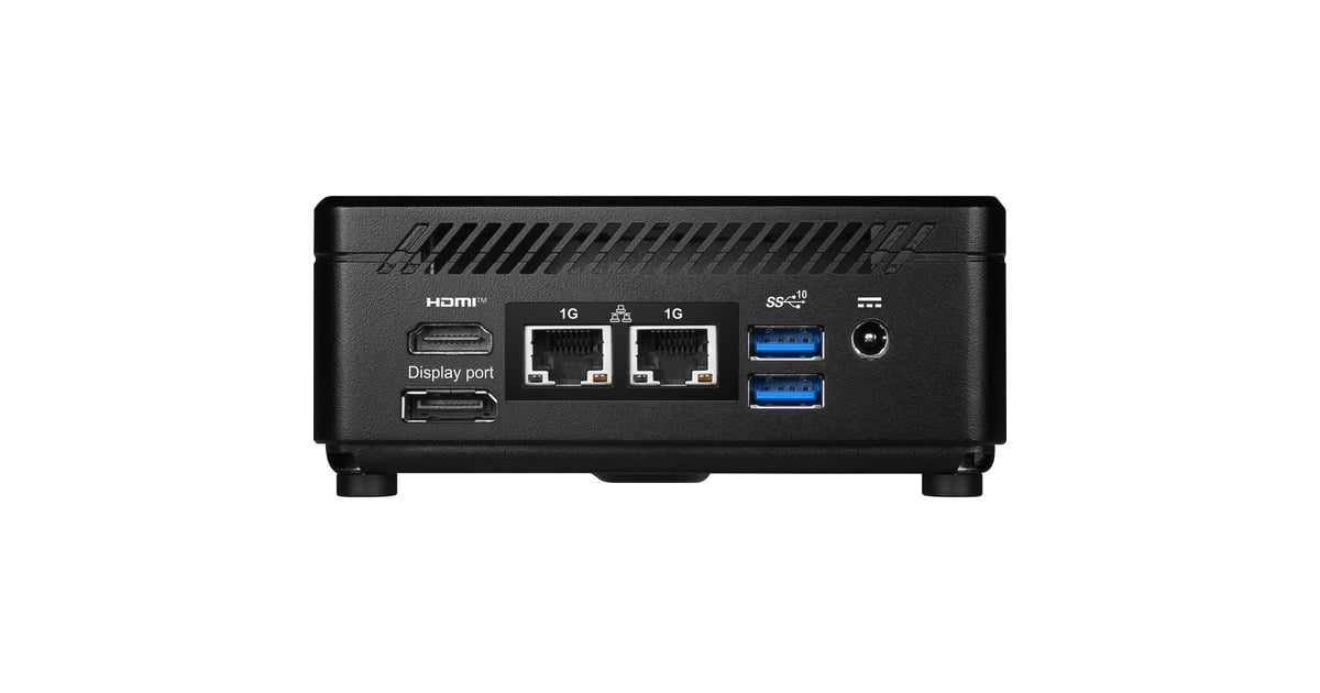 MSICubi N ADL S-078EU pc-systeem  (Zwart | N100 | UHD Graphics | 4 GB | 128 GB SSD)