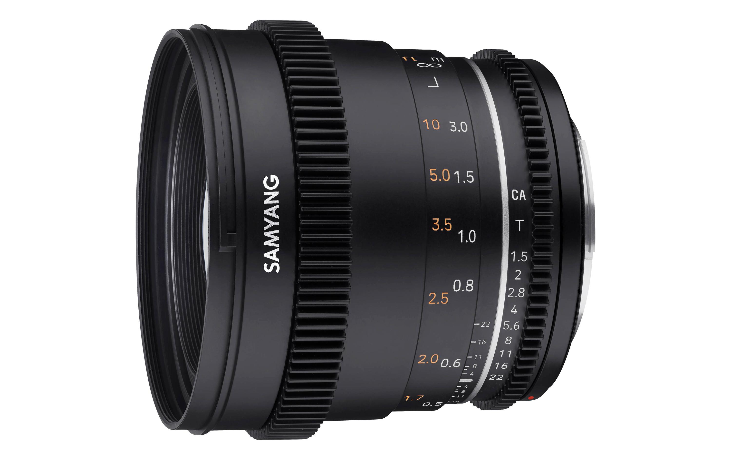 Festbrennweite VDSLR 50mm T/1.5 Mark II – MFT<br>Wettergeschützte Festbrennweite in schlankem Design