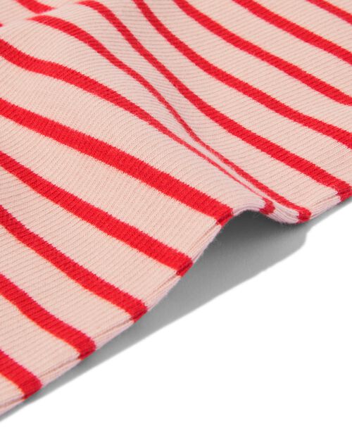 2 leggings bébé côtelés rose pâle