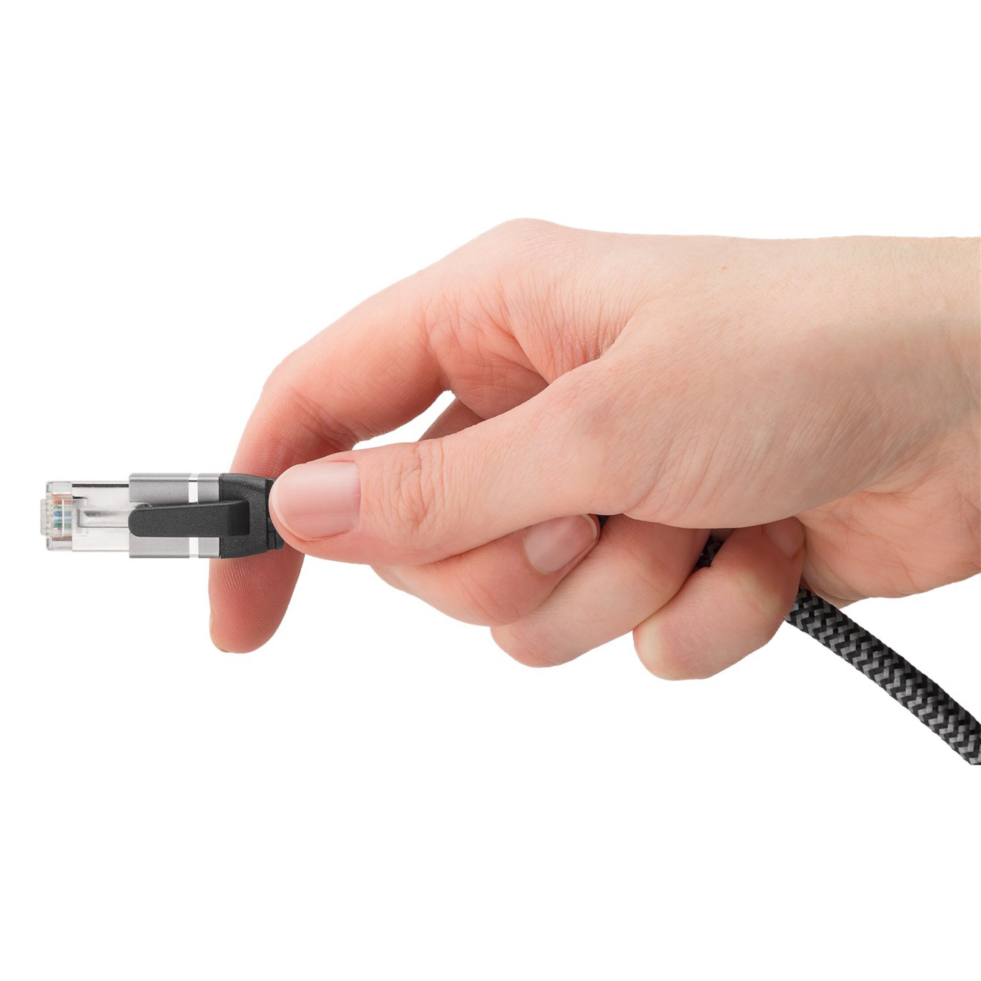 Nettverkskabel med USB-tilkobling USB-C 1 m