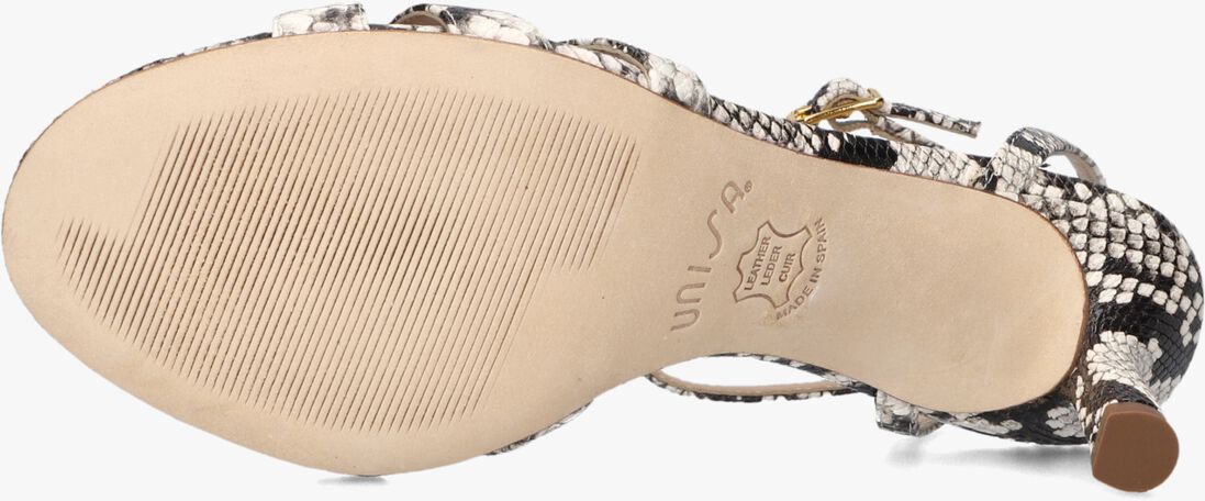 zwarte unisa sandalen met hak nombu