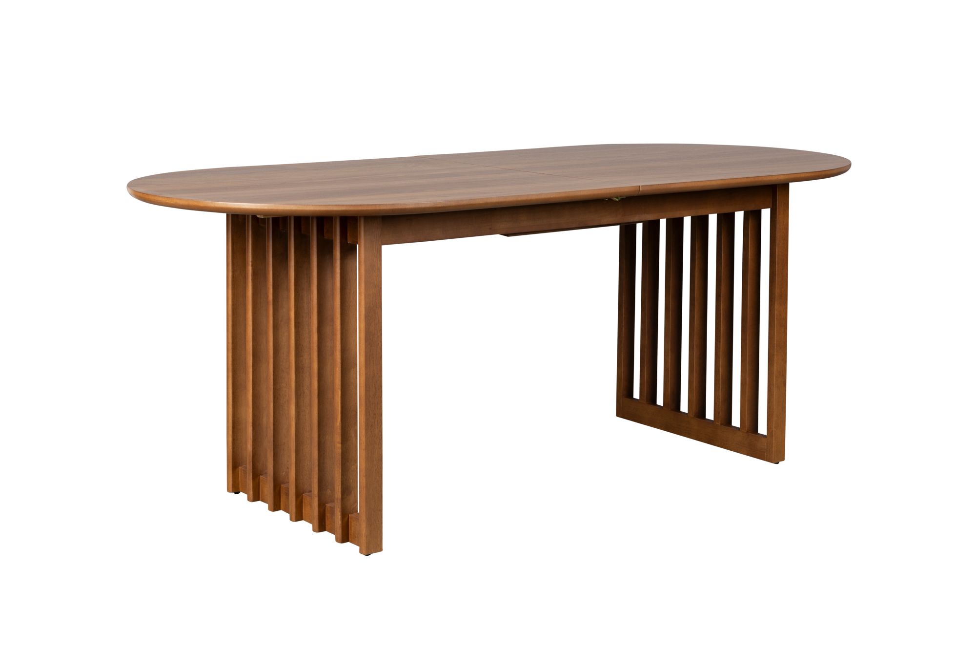 Eettafel Barlet ovaal uitschuifbaar walnoot 200-240 X 90 cm