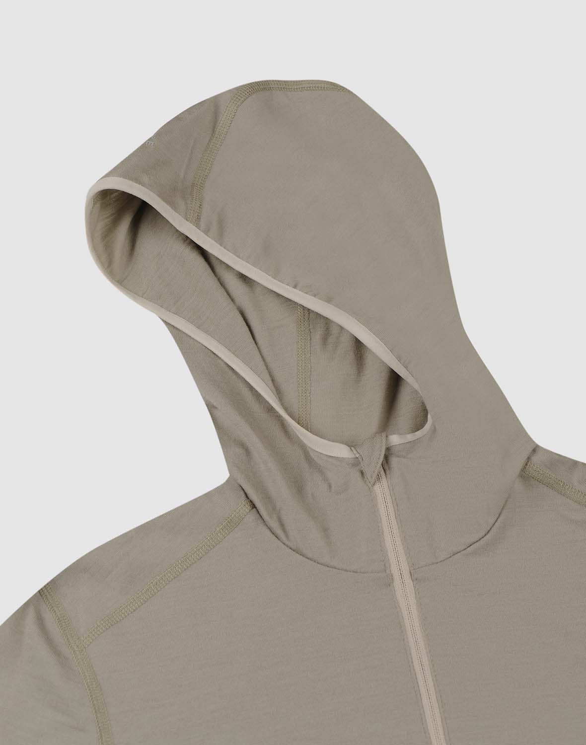 Shirt met capuchon van merinowol voor dames - Gratis Ve