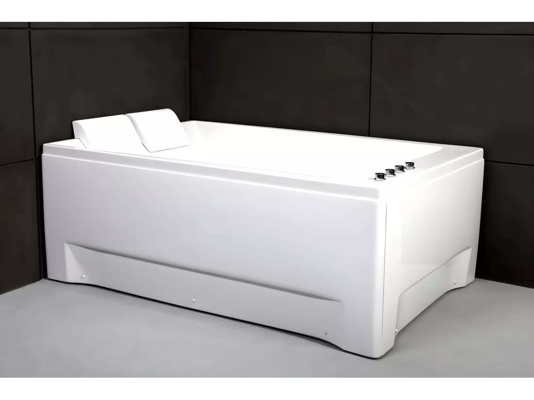 Baignoire balnéo 2 places KENSHO DUO Wave L180xl120xH68cm, by SPALINA