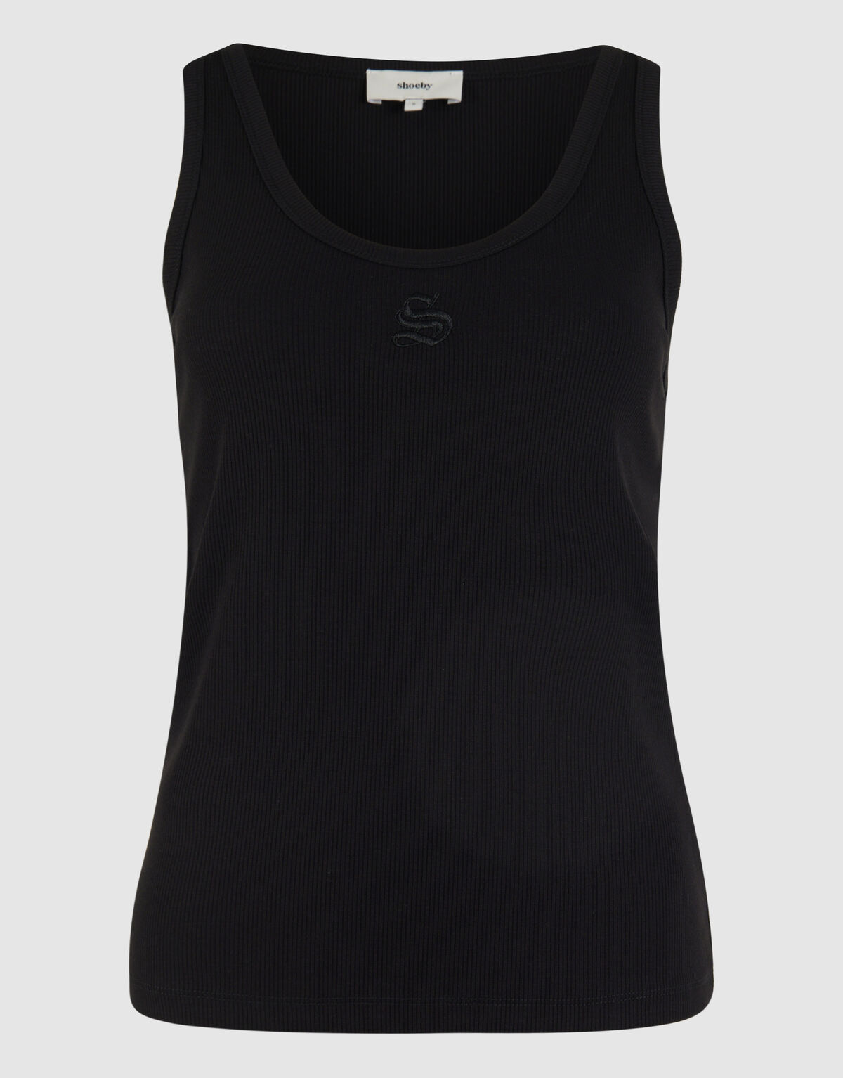Shoeby Logo Tanktop Zwart