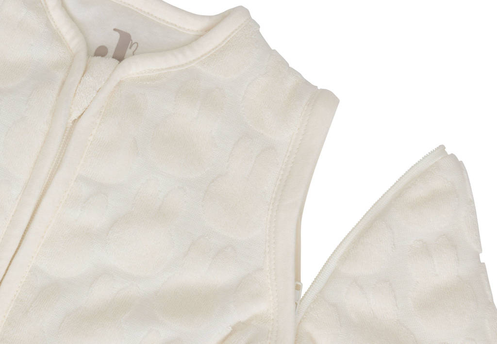 slaapzak met afritsbare mouw Miffy Jacquard - Ivory