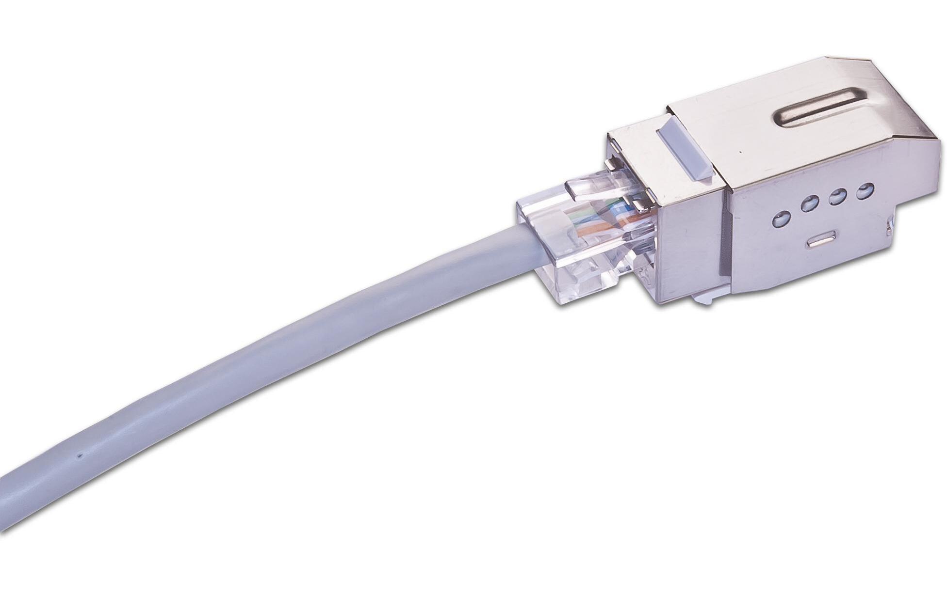 Keystone-Modul Cat.6, STP abschliessbarKeystone-Modul