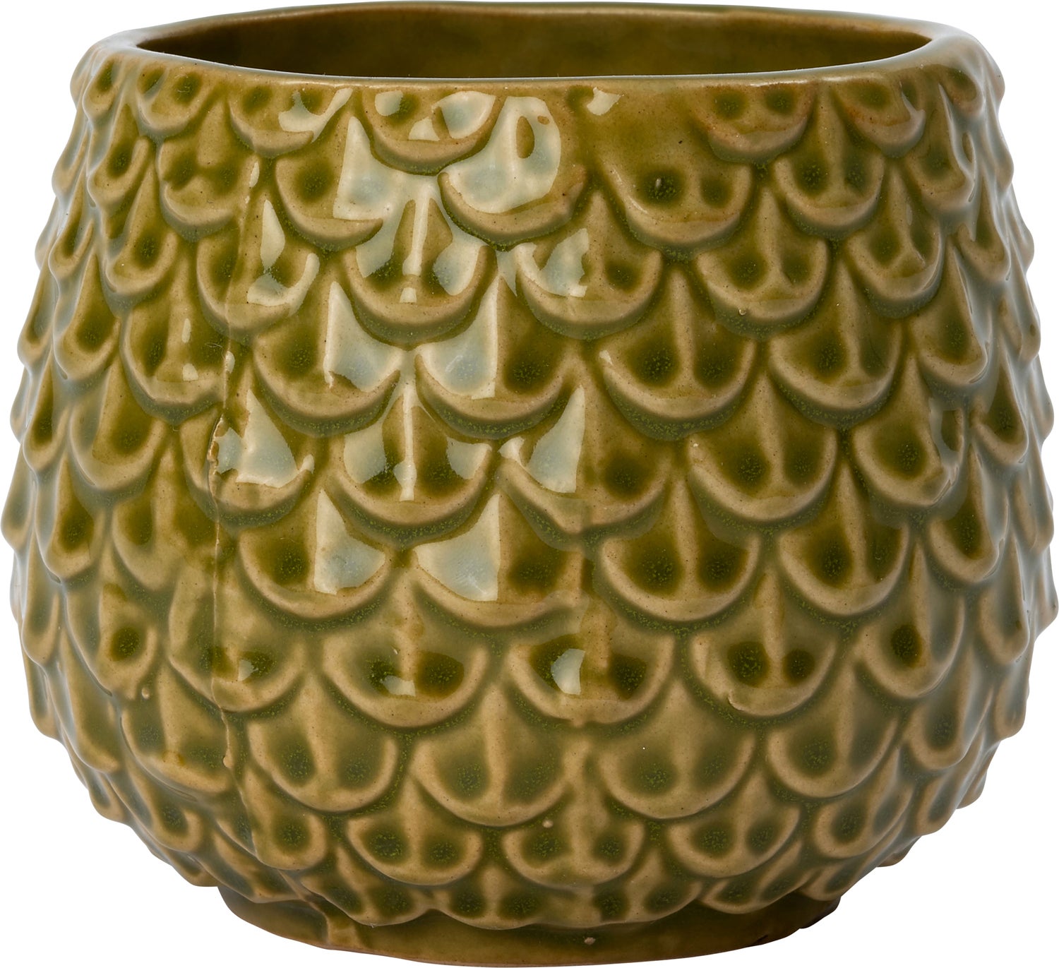Intratuin bloempot Kily groen D 9,5 H 8 cm