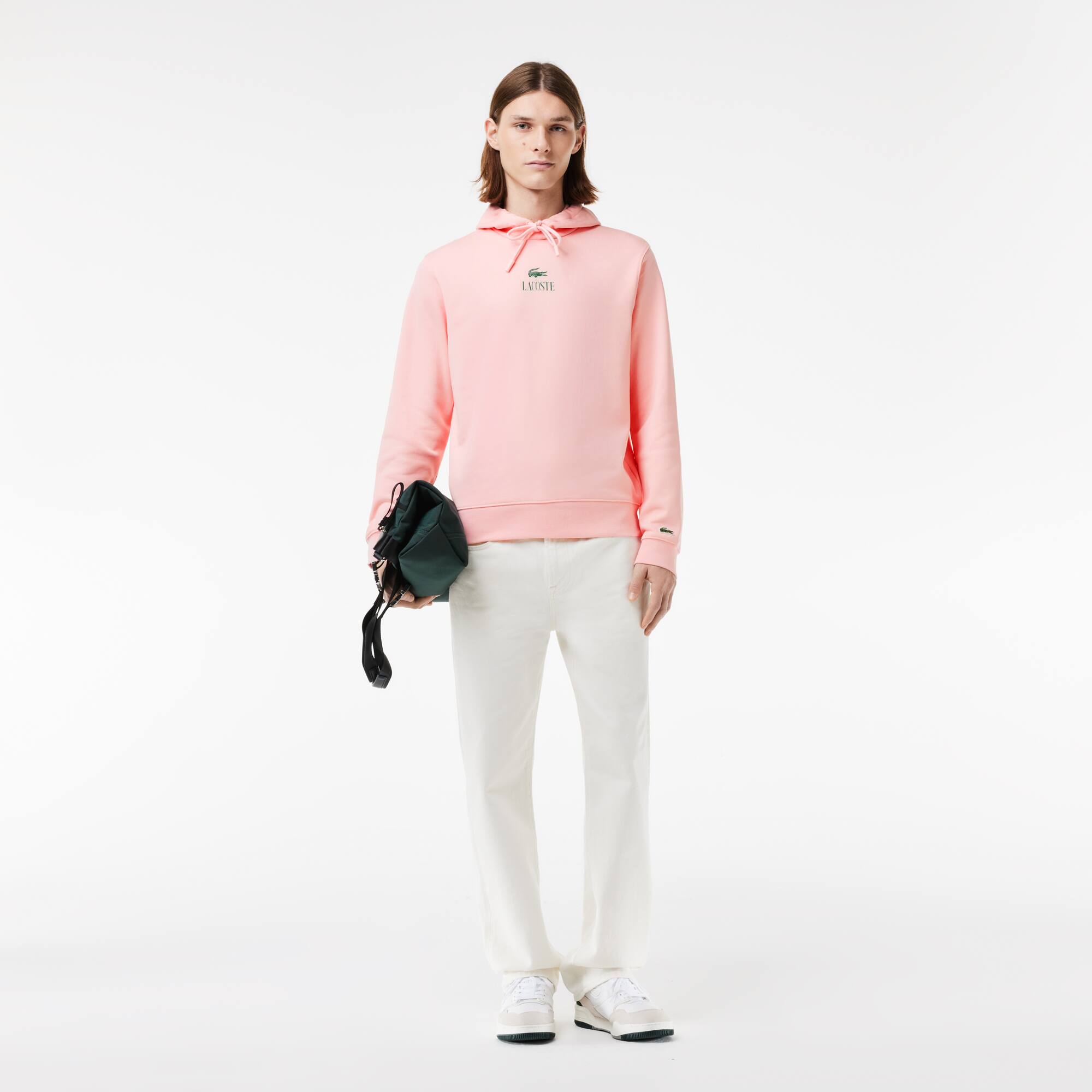Jogger Hoodie mit LACOSTE-Aufdruck Sweatshirts - Rosa - Lacoste - Herren