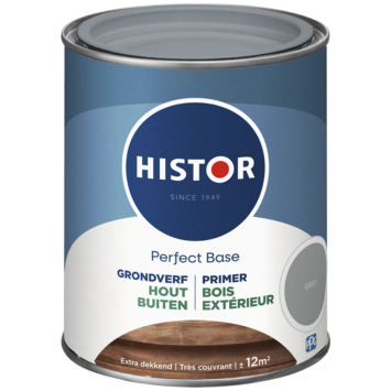 Histor Perfect Base grondverf buiten hout grey 750 ml