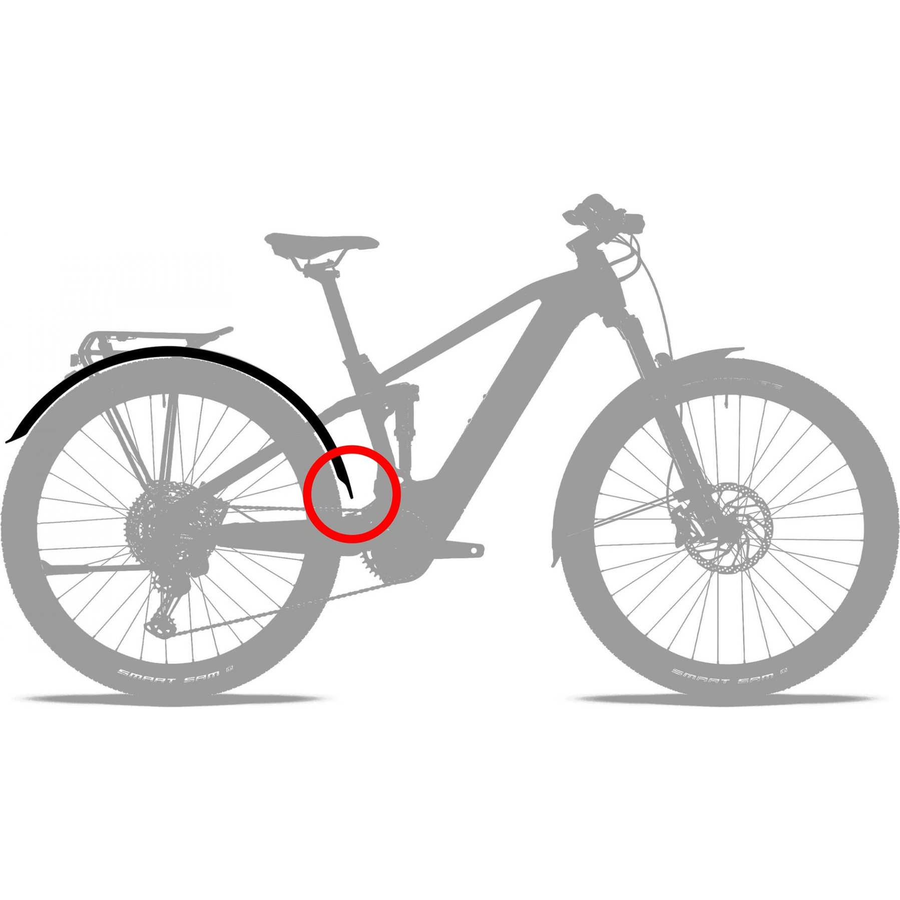 Cube Acid Mudguard MTB 75 29 Inch Spatbordenset