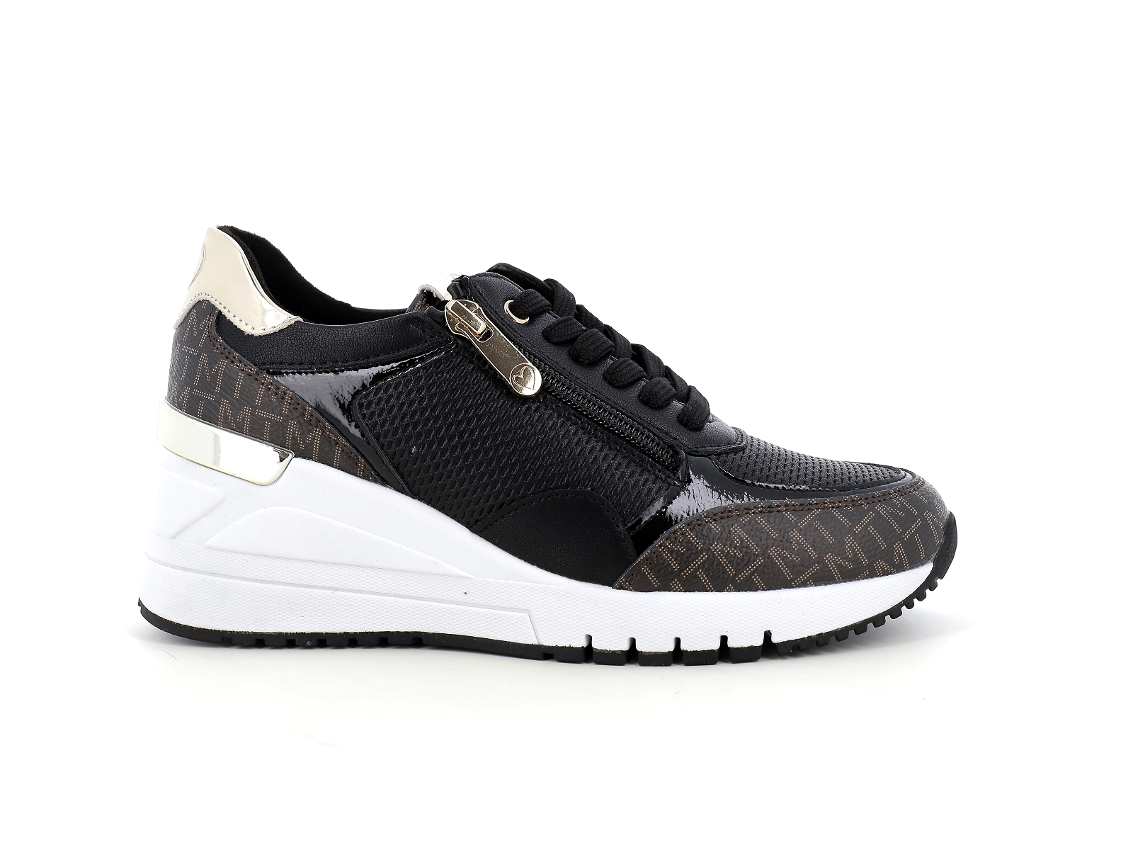 Marco tozzi-23723 Synthétique Noir Marron