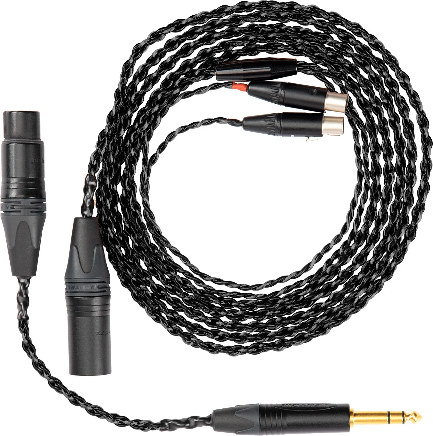 Audeze câble XLR 1,9 m   Adaptateur XLR 4 pins vers 6,35 mm Câbles casques