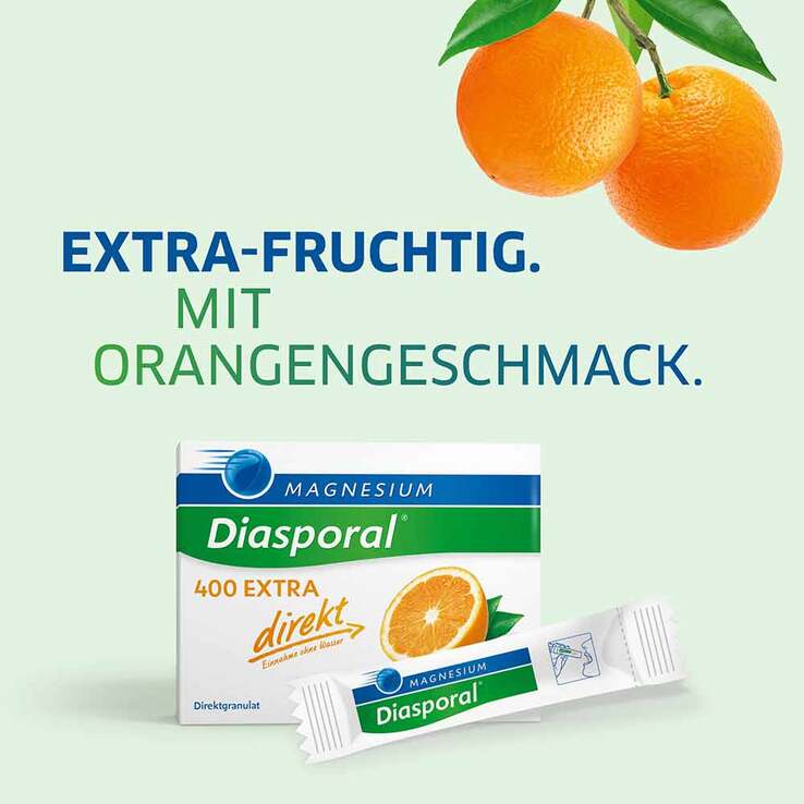 Magnesium Diasporal 400 Extra direkt Granulat, 2x100 St