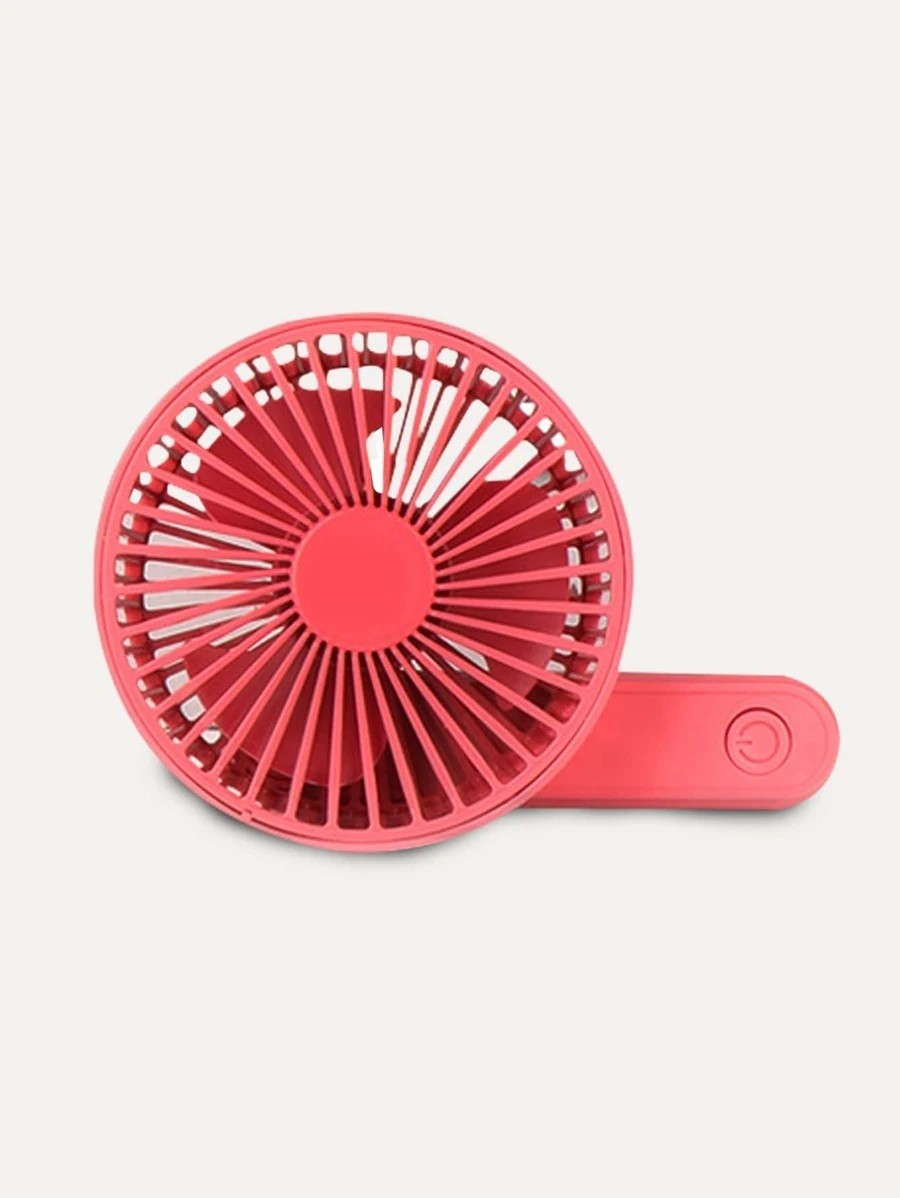 (Ø85mm) Hand Ventilator Tragbarer Lüfter Wiederaufladbarer Taschenventilator mit Handschlaufe - Korall