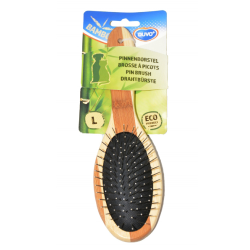Escova de metal de bambu DUVO (grande (23 x 7 cm))