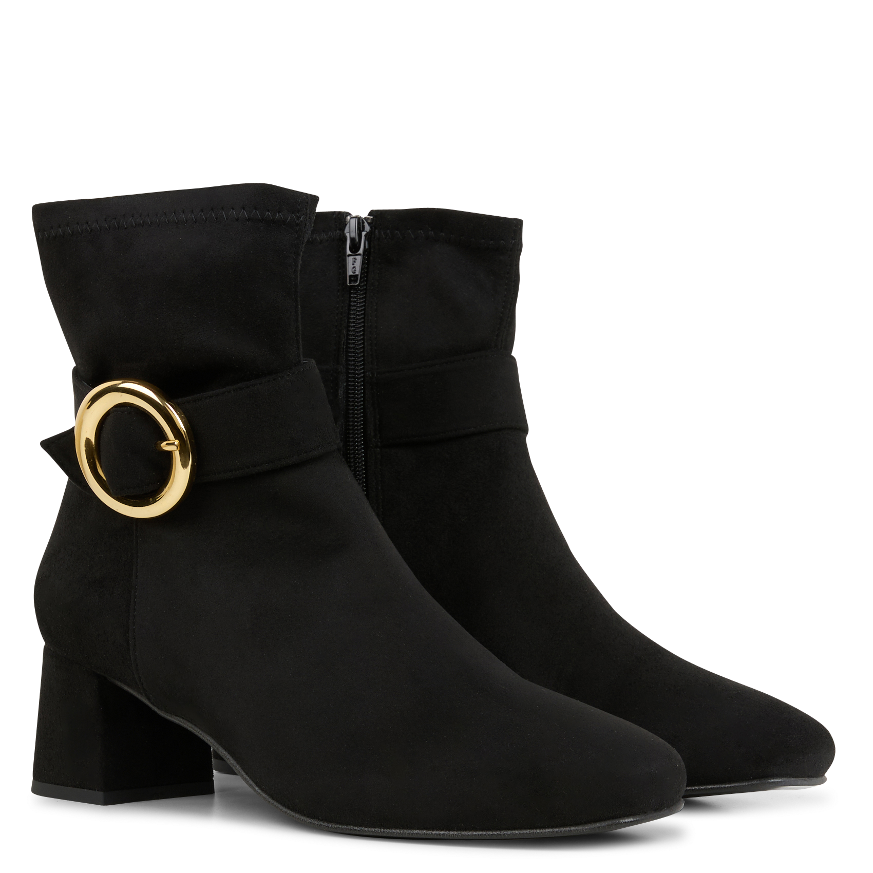 ADORABLE - Bottines en cuir velours| Noir
