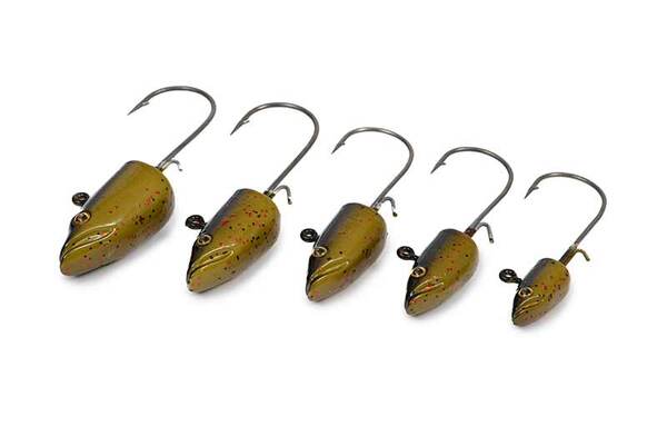 Tête Plombée Fox Rage Eel'Head Green Pumpkin Jighead