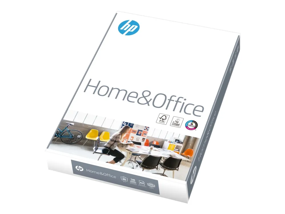 Printerpapir HP Home & Office A4 80g hvid - (500 ark)