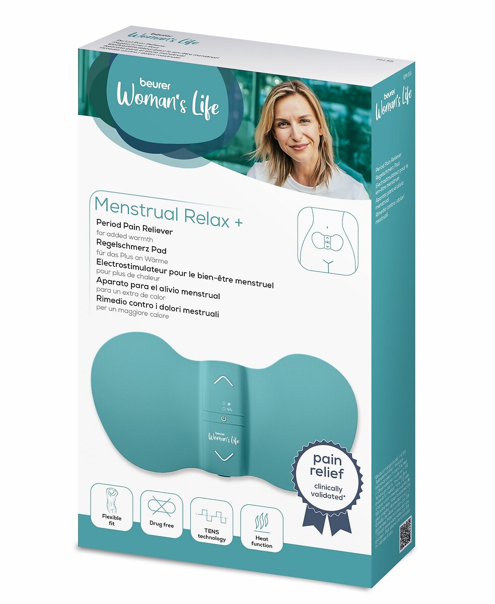 BEURER<br>Eletroestimulador EM55 para o bem-estar menstrual