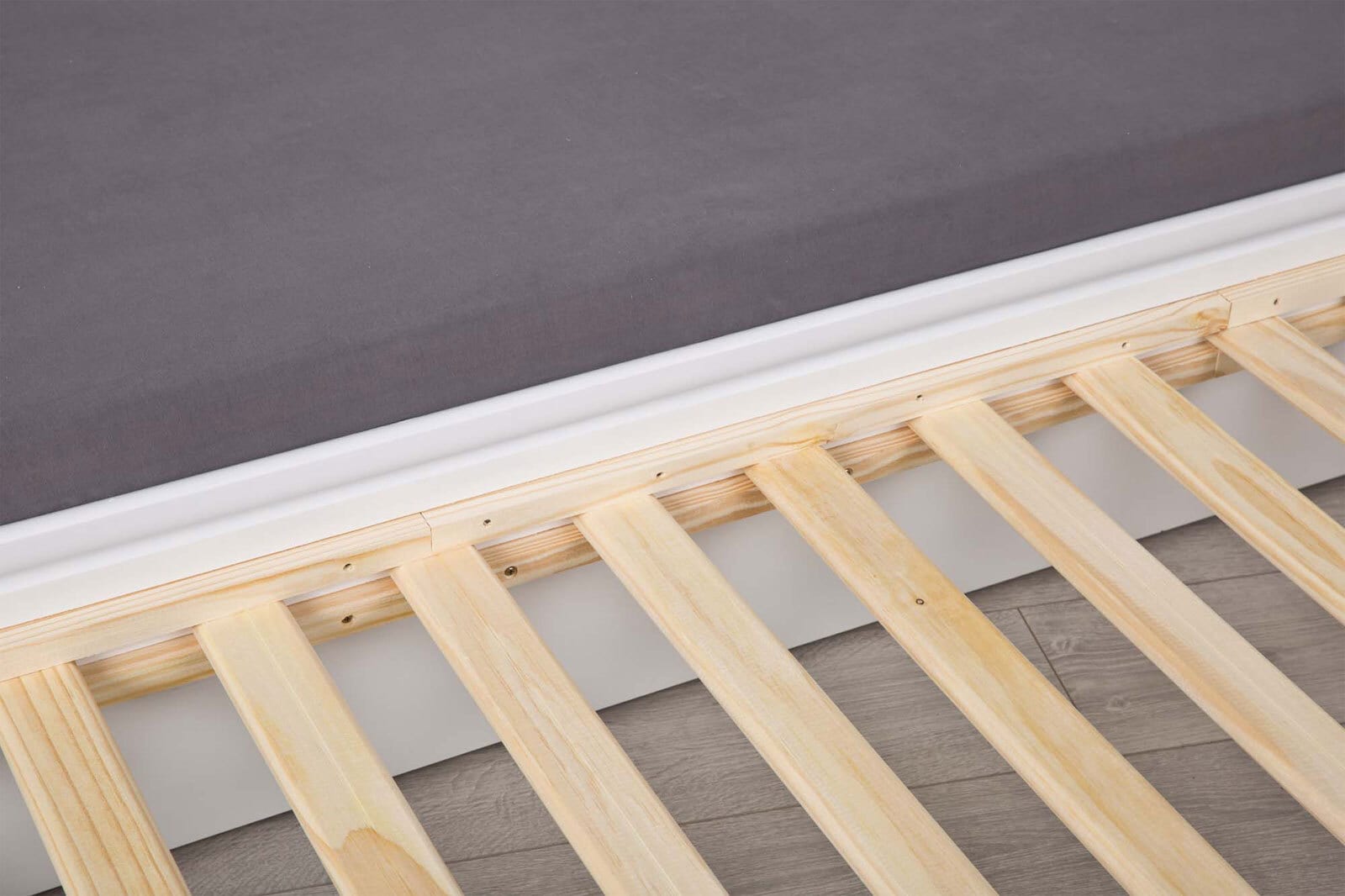 Stauraum-/Funktionsbett JANNES 90 x 200 cm weiß