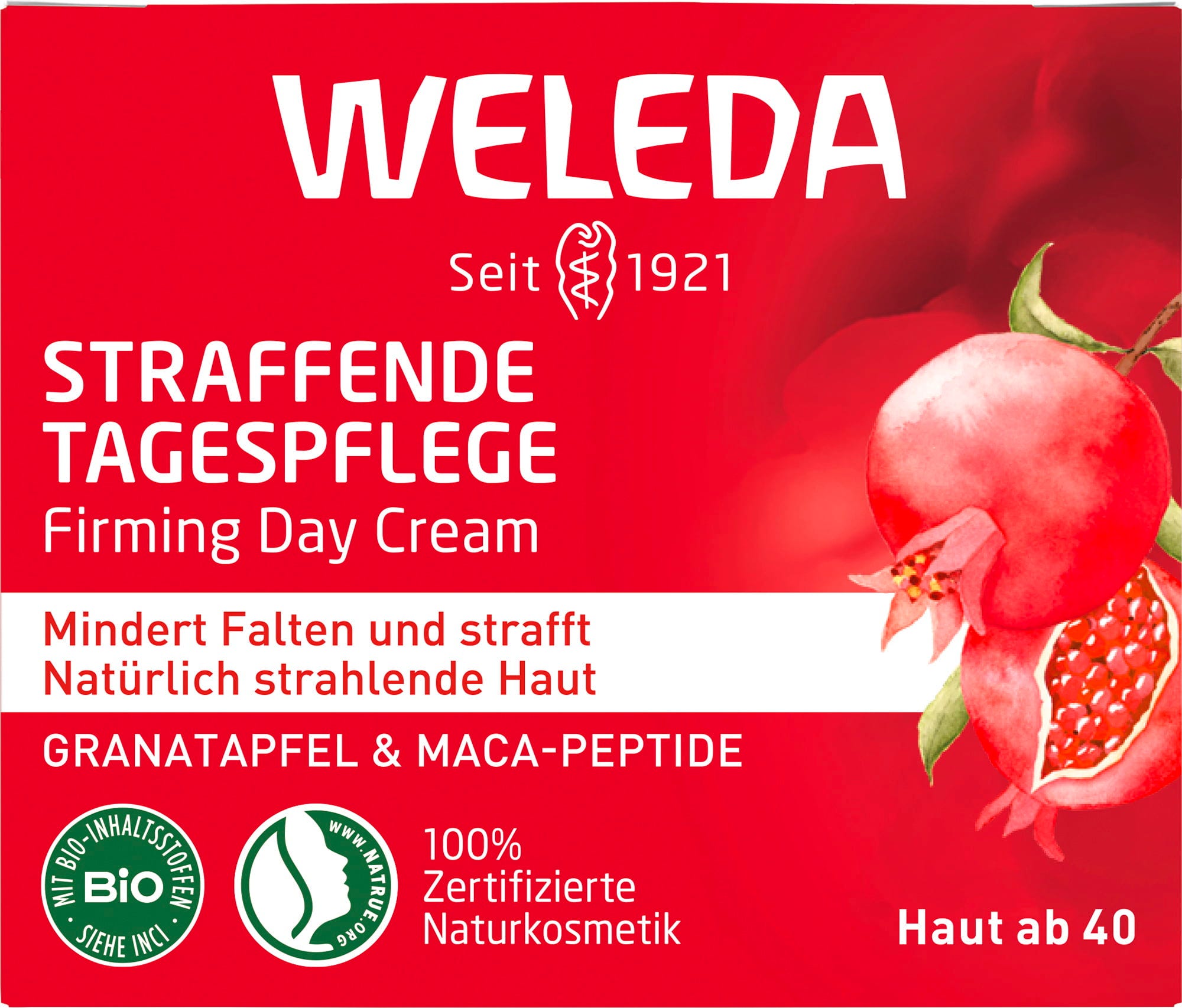 Weleda  Granatapfel & Maca-Peptide Straffende Tagespflege, 40 ml