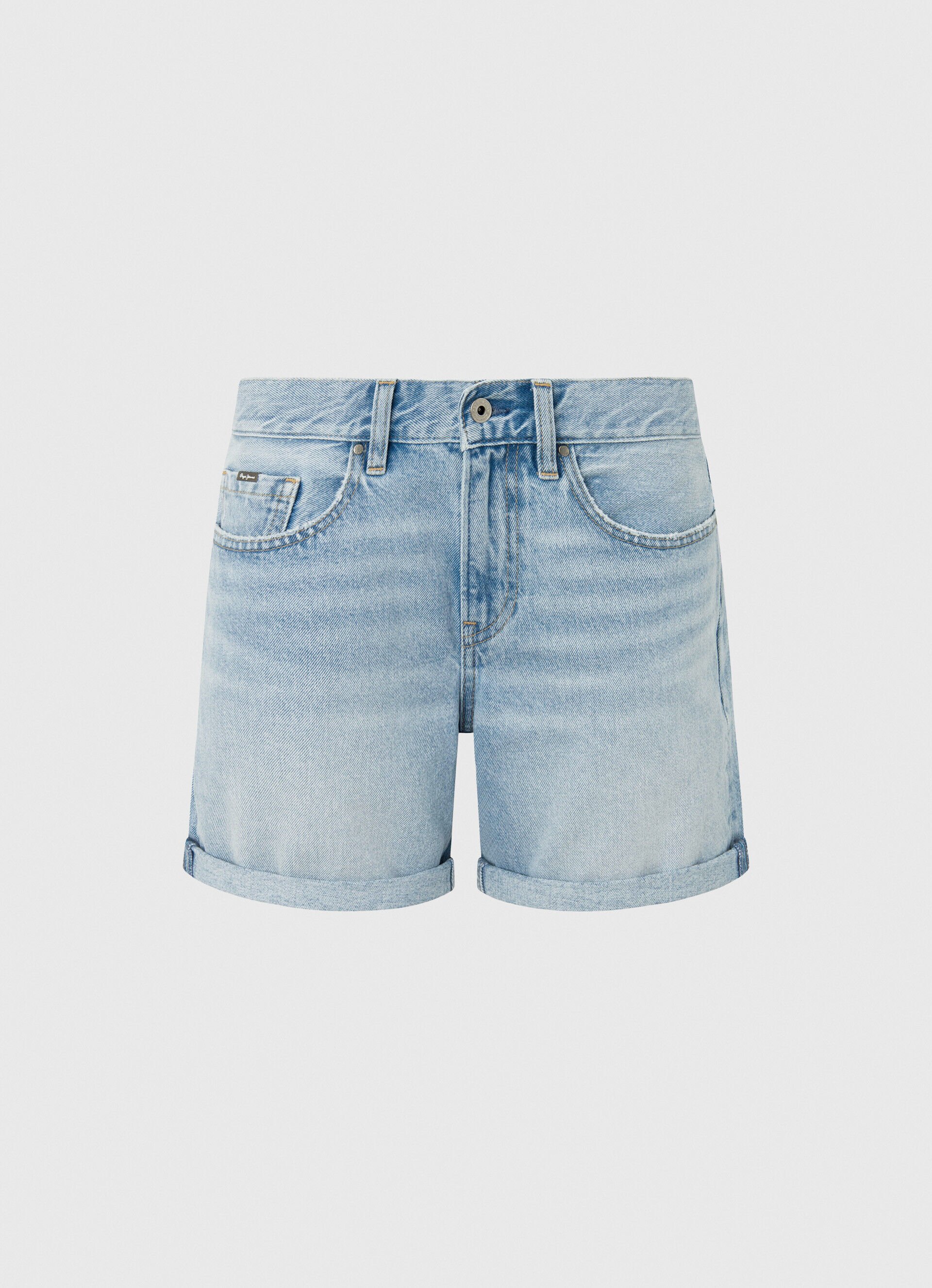 CALÇA JEANS CURTA CORTE REGULAR - jeans