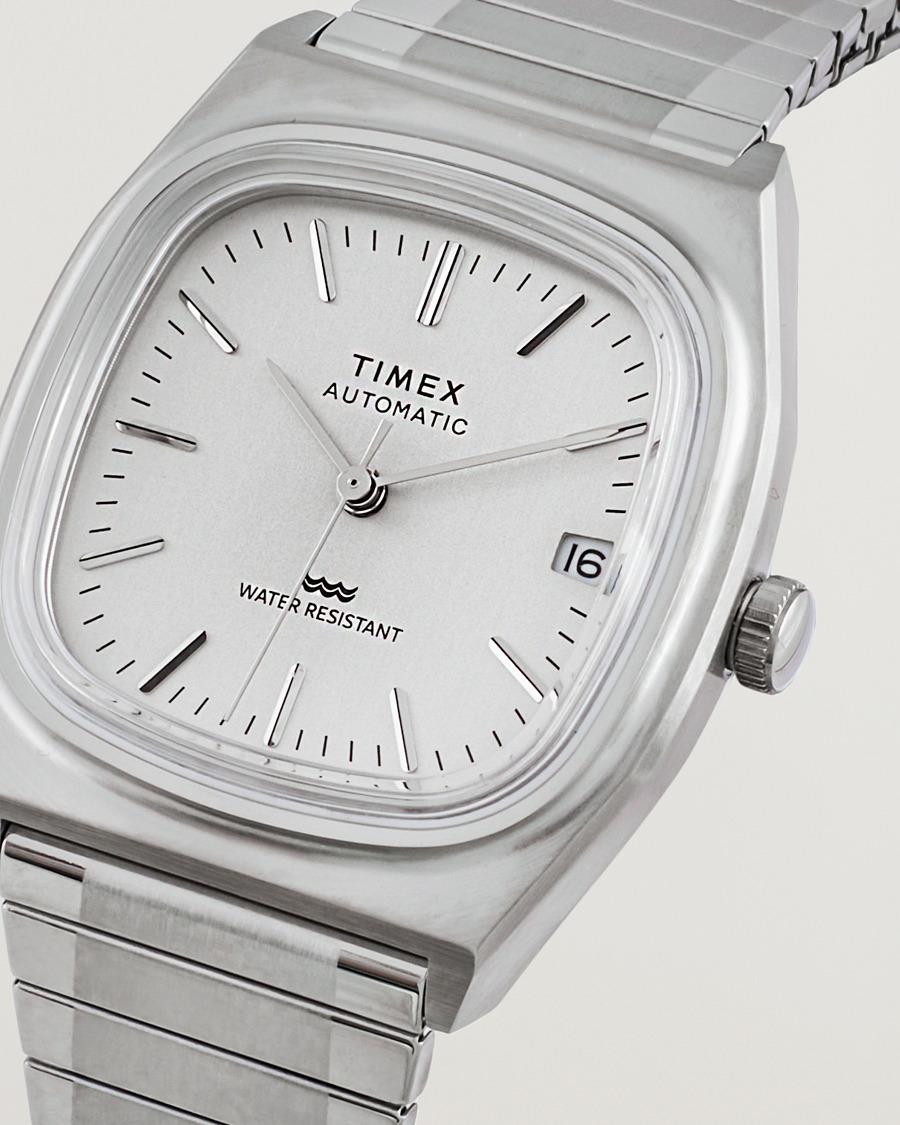 Timex 1983s Automatic Reissue 34mm White Dial