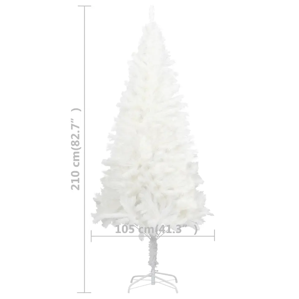 vidaXL - Kunstboom - Wit - 210 cm