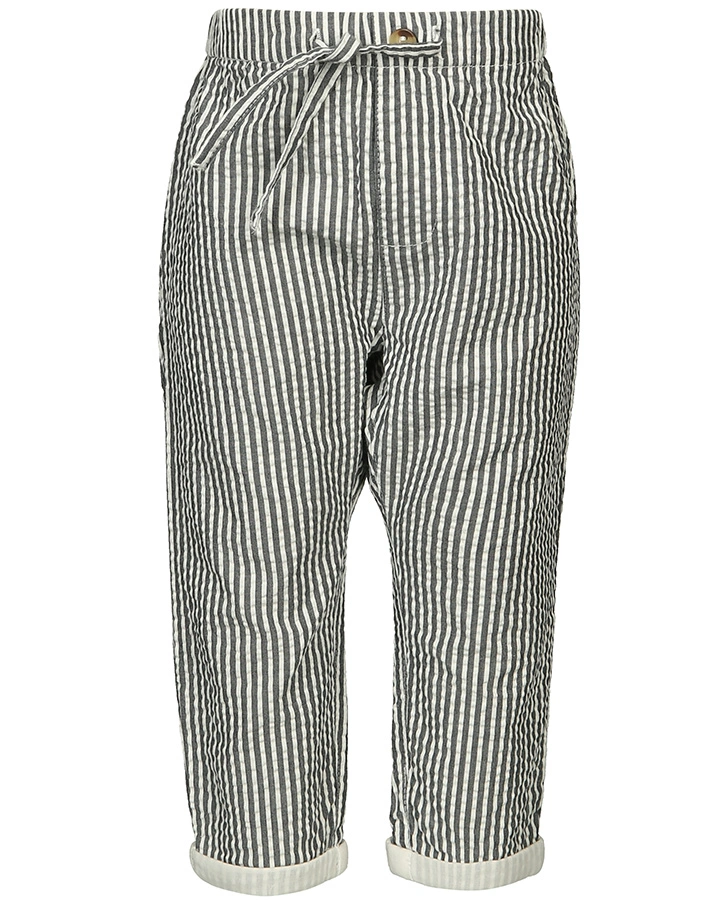 Hose NBMFILUR in dunkelblau/weiß