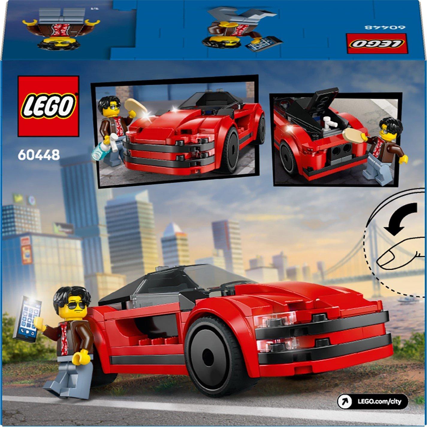 LEGO LEGO City Red Sports Car Toy Vehicle Set 60448