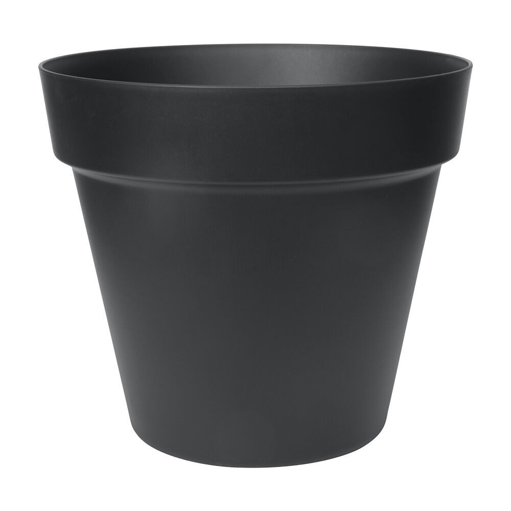 Easyday Smile - Bloempot - Zwart - 25 cm