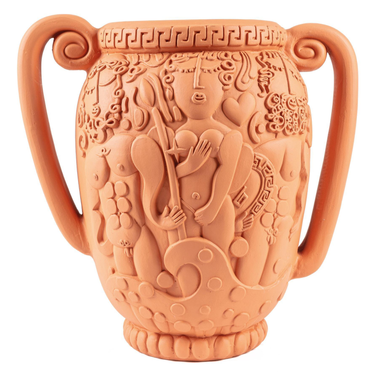 Seletti Magna Graecia Anfora vaas terracotta