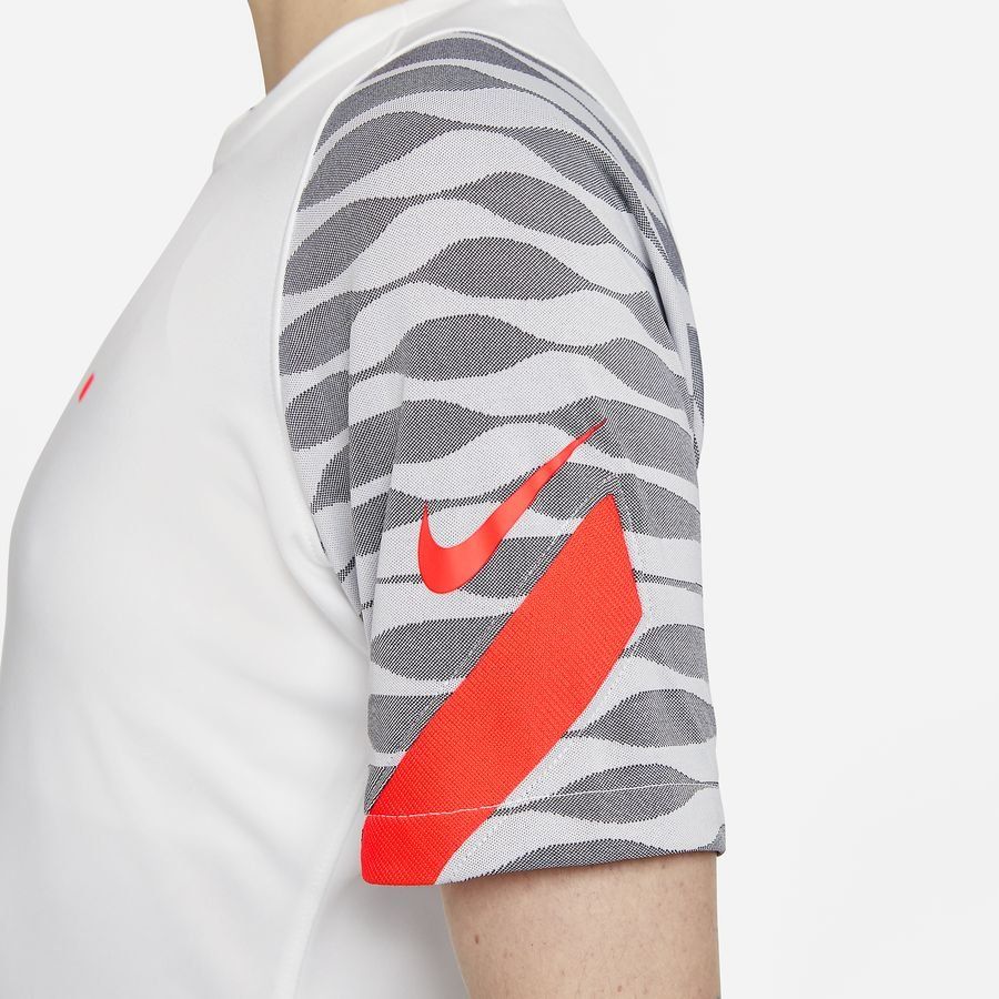 Nike Maillot Dri-FIT Strike 21 - Blanc/Noir/Rouge Femme