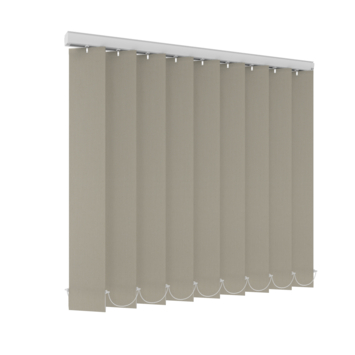 Stoffen Lamellen Recht raam 3003 taupe