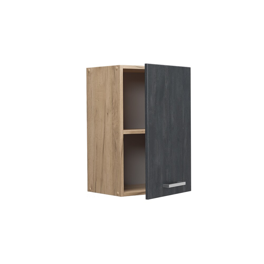 Vicco Hängeschrank R-Line Schwarz Beton Eiche 40 cm