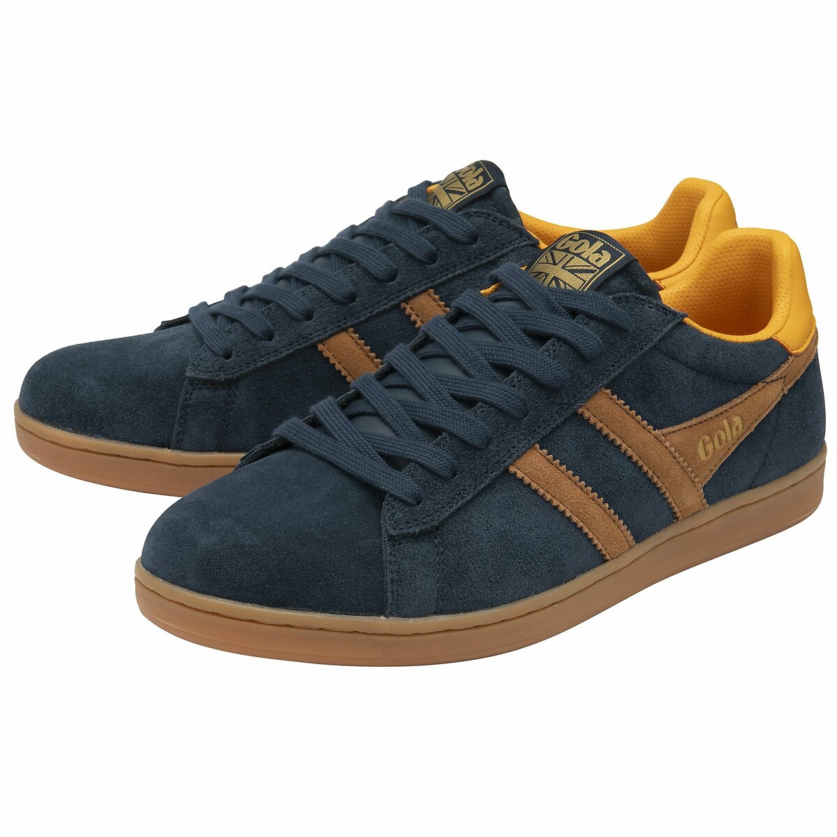 GOLA<br>Tênis de couro Equipe II Camurça