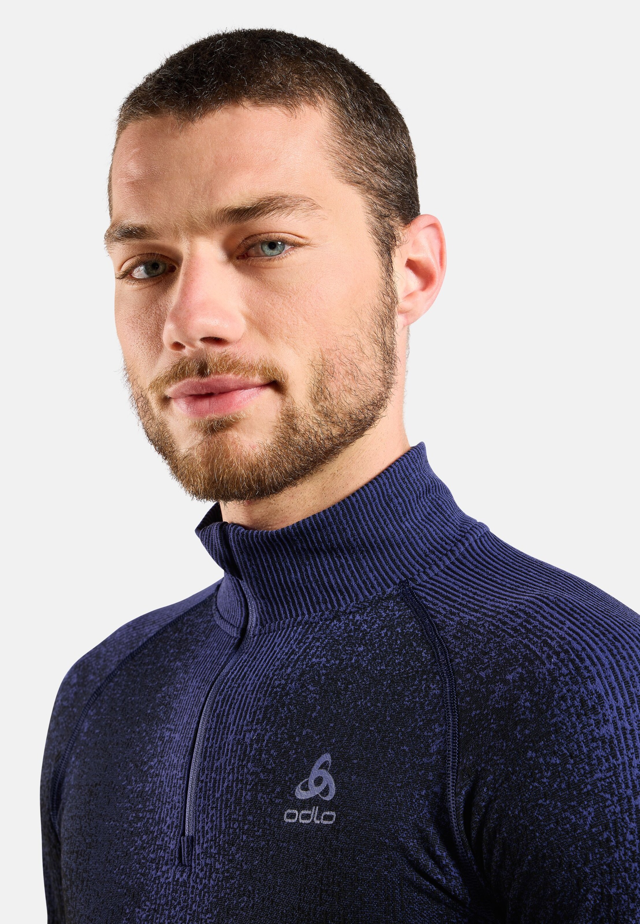 Blackcomb Base Layer Half Zip in Skipper Blue