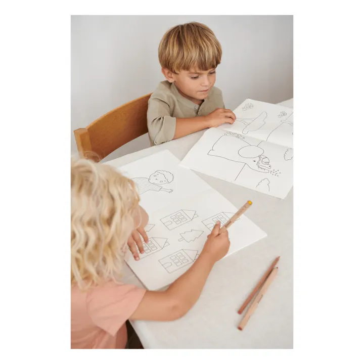 Liewood Carnet de coloriage Odell | Vehicles/Downtown mix