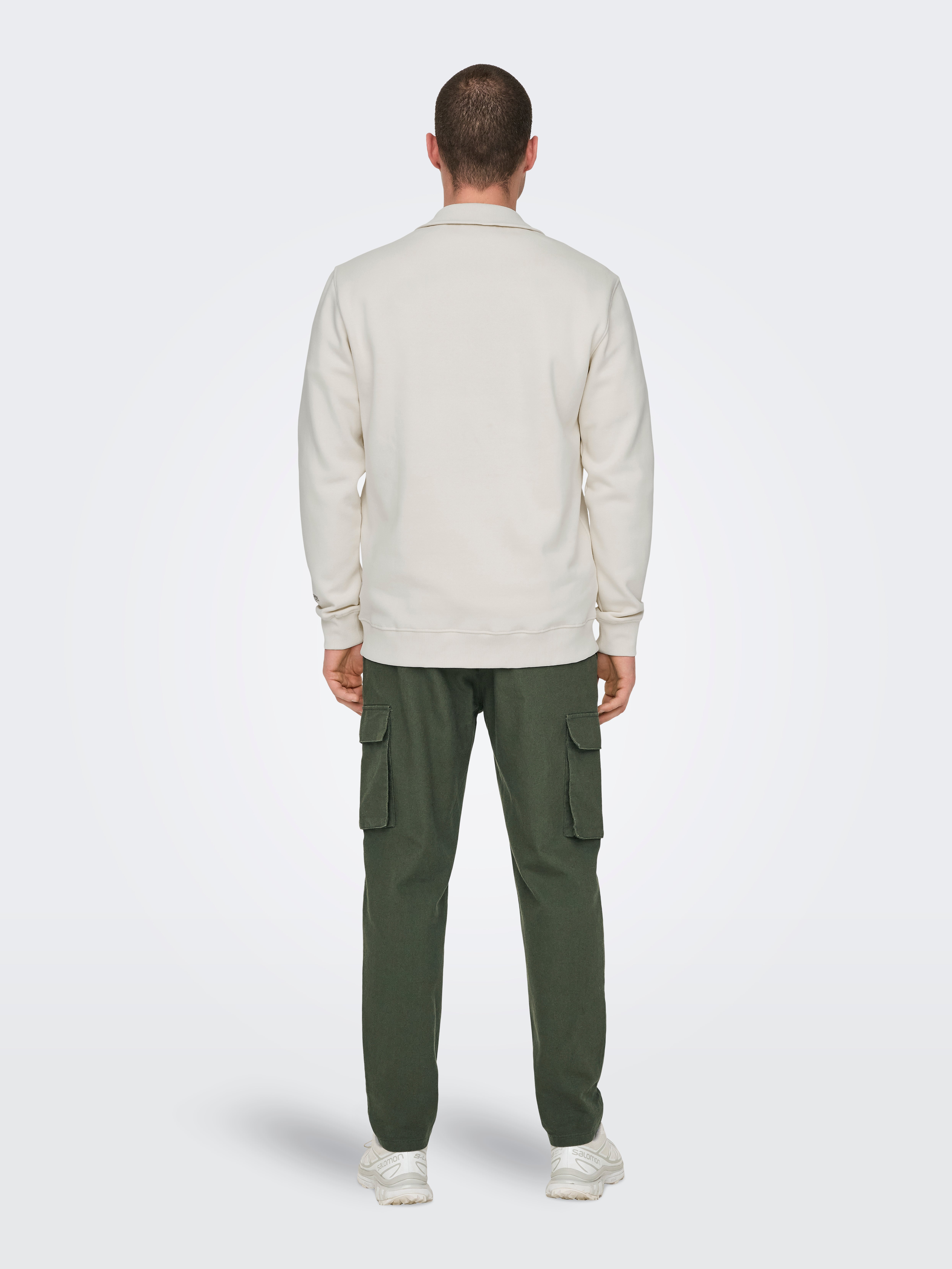 ONSRILEY Sweatshirt Antique White