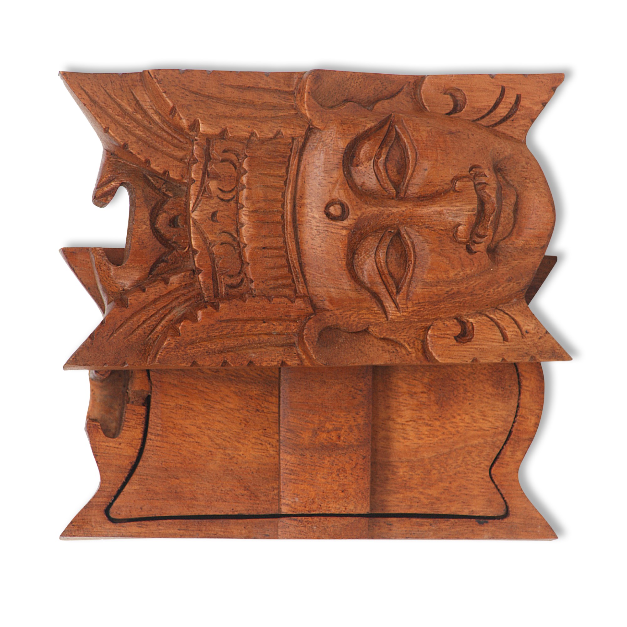 Secret Box 'Rama', natur, T 9 cm, B 15 cm, H 7 cm von fischer's lagerhaus