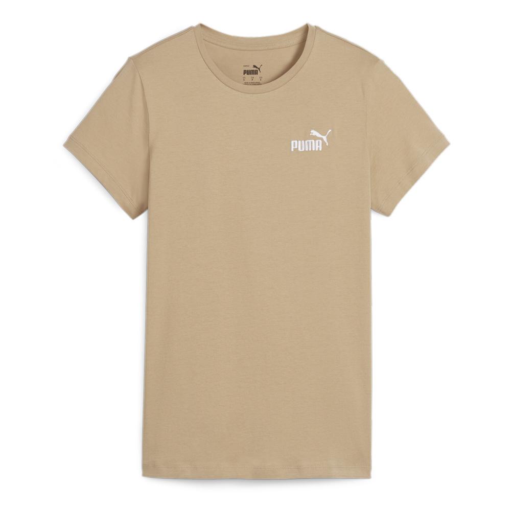 Puma T-shirt Marron Femme Puma Ess+ Embroid