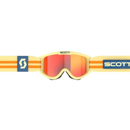 Masque cross Scott 89X ERA ECRAN IRIDIUM ORANGE 2024 - Beige