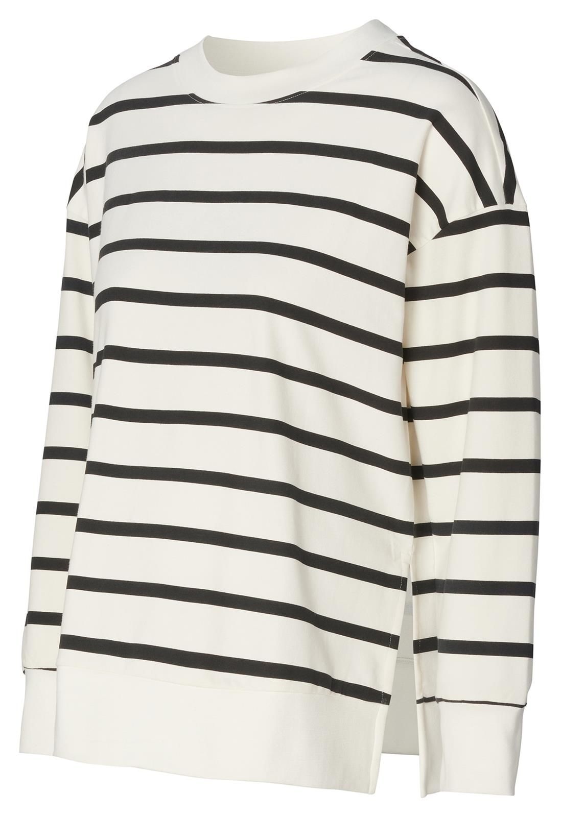Noppies Maternity Trui met voedingsfunctie Pepe - Cream Stripe