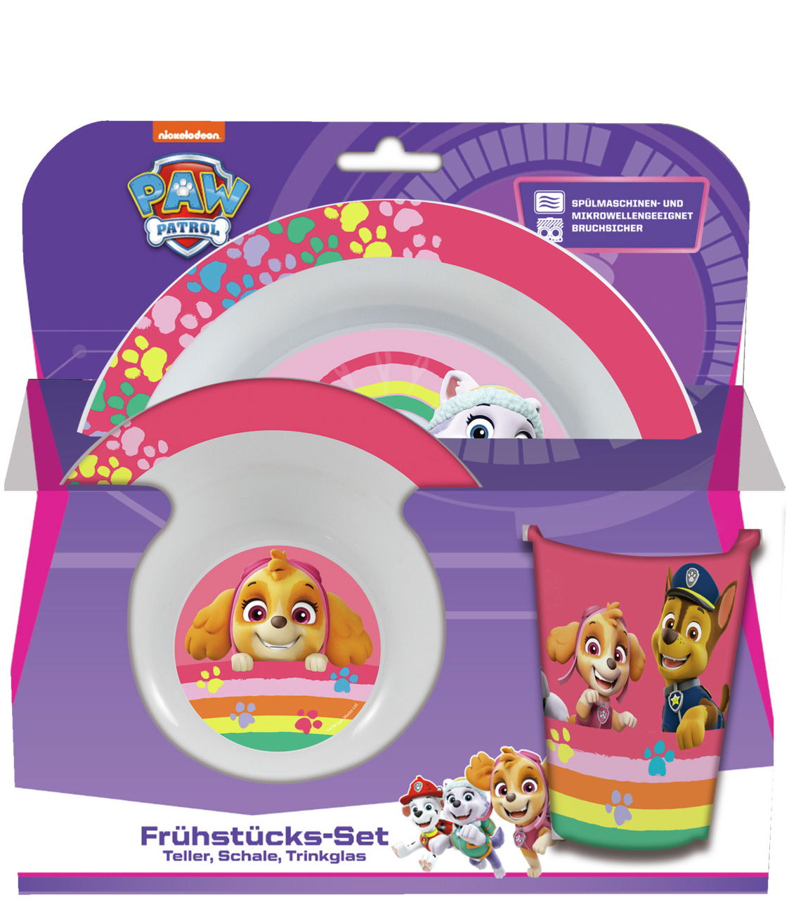 Paw Patrol Frühstücksset Girl 3tlg.PAW PATROL