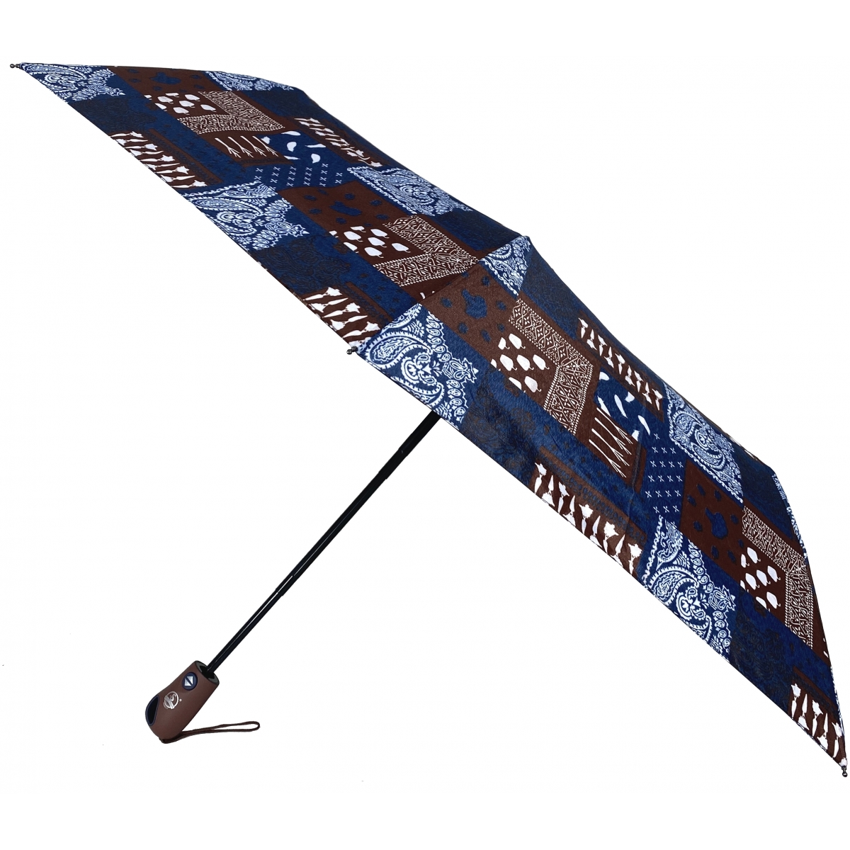 Bleucerise Parapluie pliable avec ouverture et fermeture automatique Happy Swan