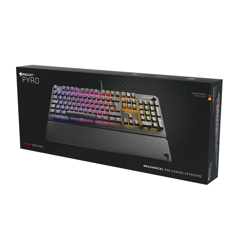 Roccat - Pyro Linear Switch MechanicalGaming Keybord - Nordic Layout
