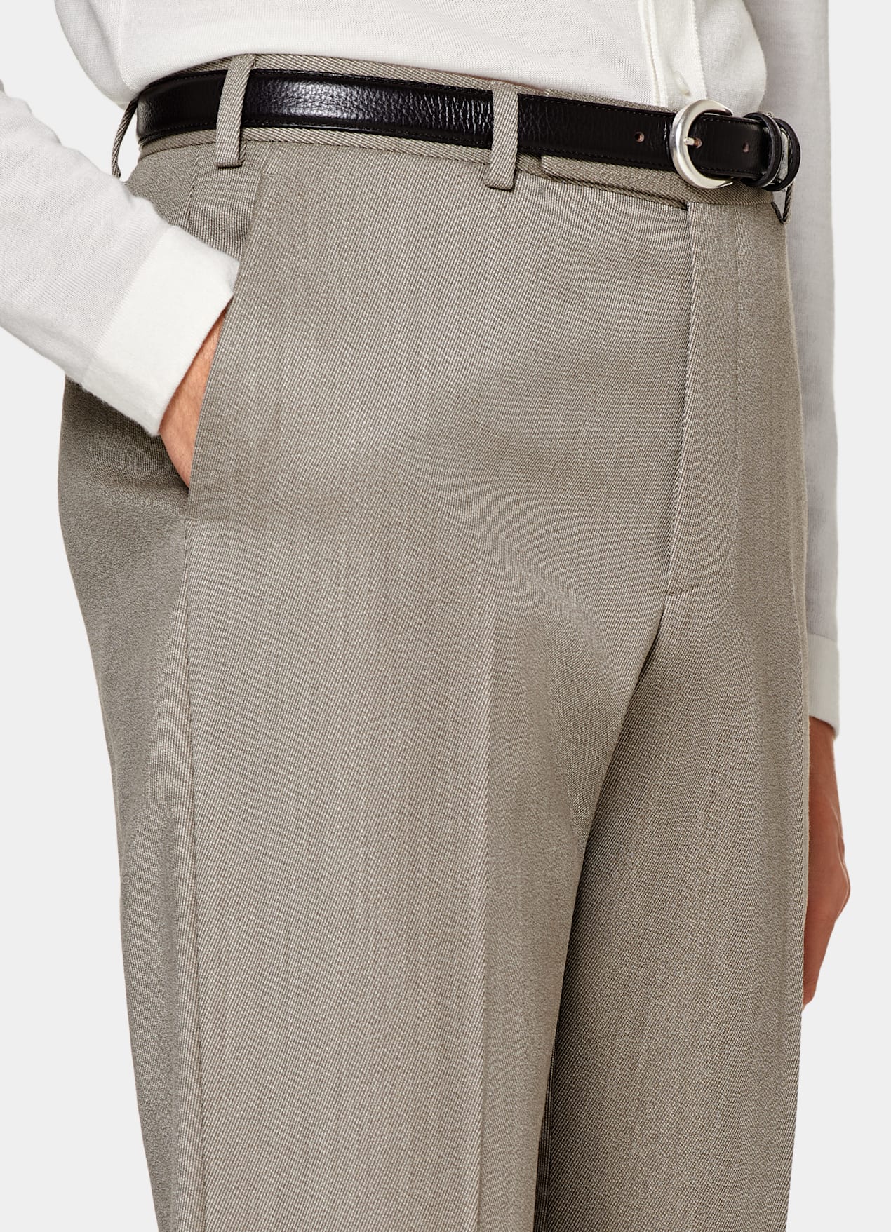 Costume Roma coupe Relaxed marron moyen